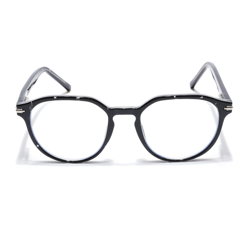 Voyage High Street Shine Black Square Eyeglasses for Men & Women (86003MG4939-C1)