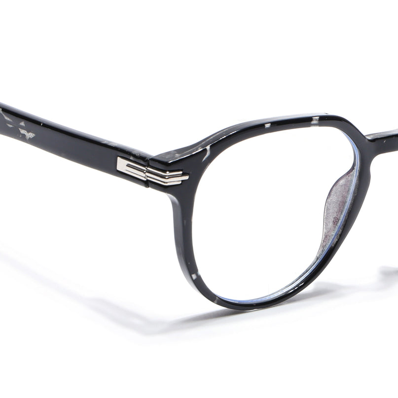 Voyage High Street Shine Black Square Eyeglasses for Men & Women (86003MG4939-C1)