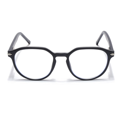 Voyage High Street Matt Black Square Eyeglasses for Men & Women (86003MG4940-C2)