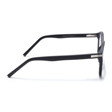 Voyage High Street Matt Black Square Eyeglasses for Men & Women (86003MG4940-C2)