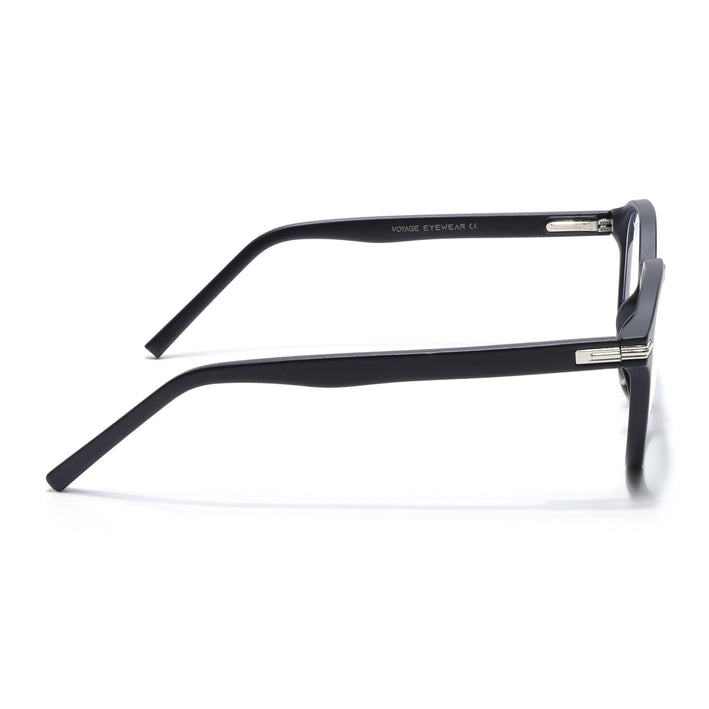Voyage High Street Matt Black Square Eyeglasses for Men & Women (86003MG4940-C2)