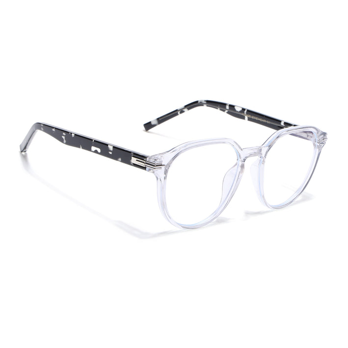 Voyage High Street Transparent Square Eyeglasses for Men & Women (86003MG4941-C3)