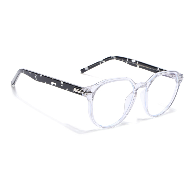 Voyage High Street Transparent Square Eyeglasses for Men & Women (86003MG4941-C3)