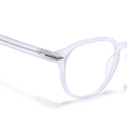 Voyage High Street Matt Transparent Square Eyeglasses for Men & Women (86003MG4943-C5)