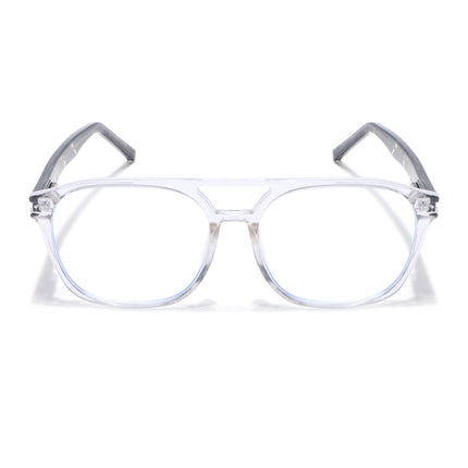 Voyage High Street Transparent Square Eyeglasses for Men & Women (86004MG4946-C3)