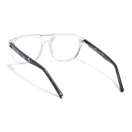Voyage High Street Transparent Square Eyeglasses for Men & Women (86004MG4946-C3)