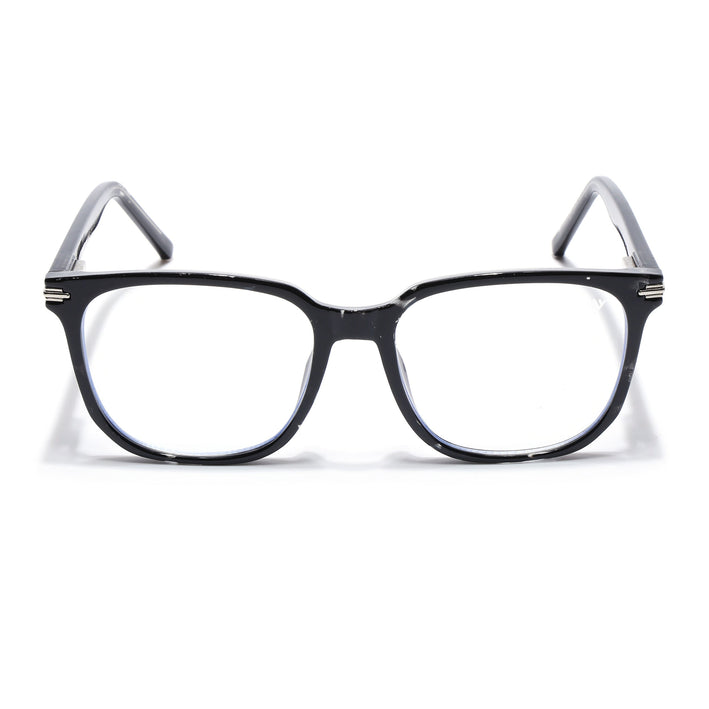 Voyage High Street Shine Black Square Eyeglasses for Men & Women (86005MG4949-C1)