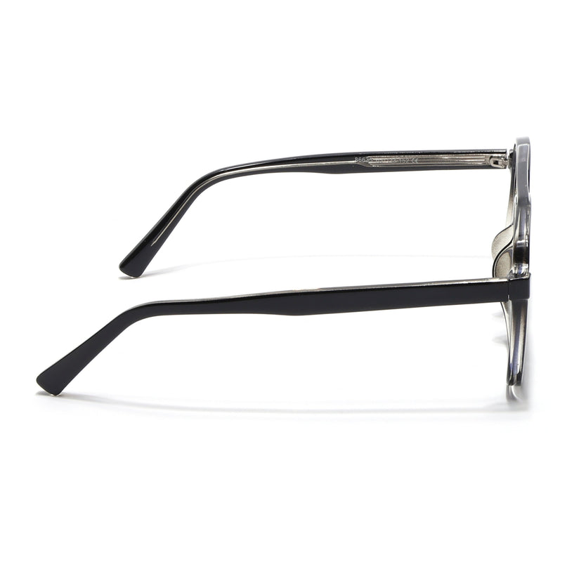 Voyage Black Wayfarer Eyeglasses for Men & Women - MG4153