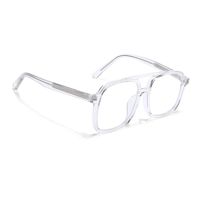 Voyage Clear Wayfarer Eyeglasses for Men & Women - MG4155