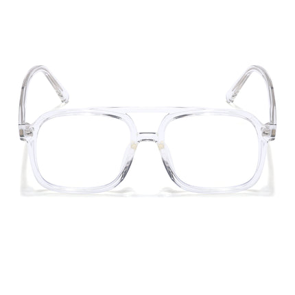 Voyage Clear Wayfarer Eyeglasses for Men & Women - MG4155