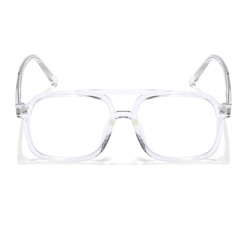 Voyage Clear Wayfarer Eyeglasses for Men & Women - MG4155