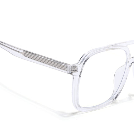 Voyage Clear Wayfarer Eyeglasses for Men & Women - MG4155