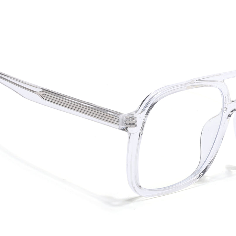 Voyage Clear Wayfarer Eyeglasses for Men & Women - MG4155
