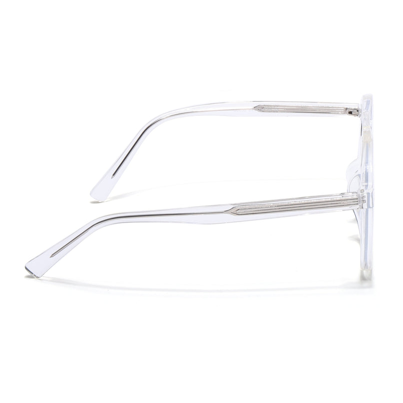 Voyage Clear Wayfarer Eyeglasses for Men & Women - MG4155