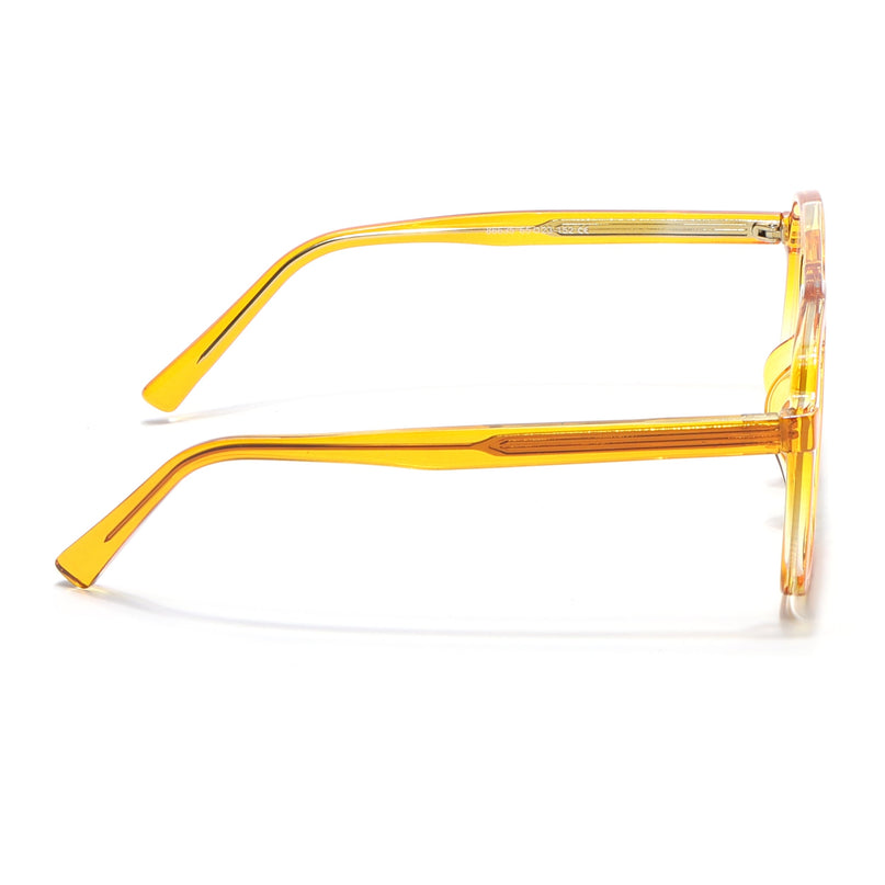 Voyage Orange Wayfarer Eyeglasses for Men & Women - MG4156