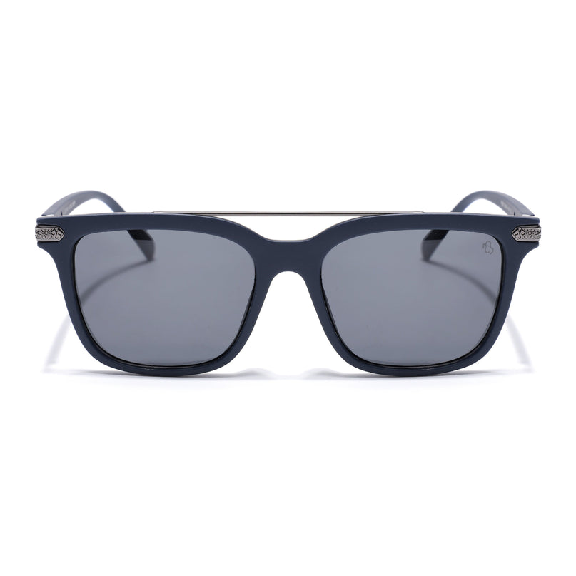 Eyejack Blue Wayfarer Polarized Sunglasses for Men & Women (868PCL2138)