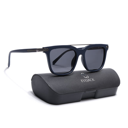 Eyejack Blue Wayfarer Polarized Sunglasses for Men & Women (868PCL2138)