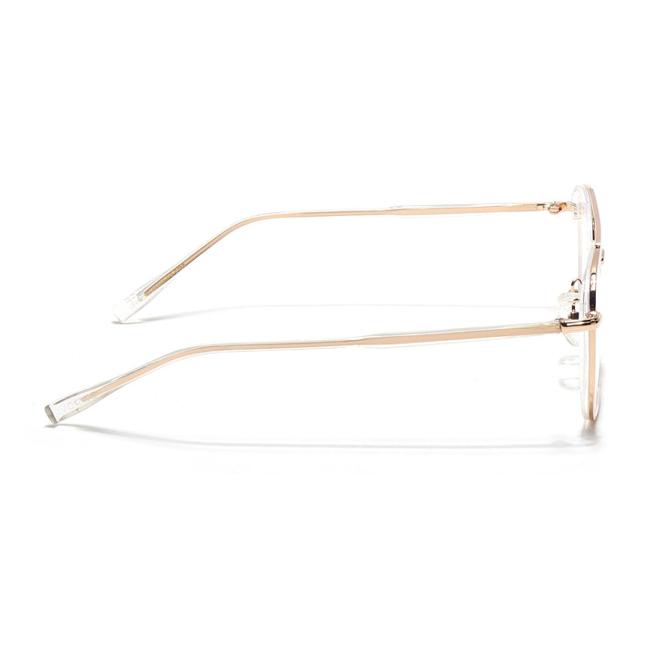 Voyage Maverick Golden Wayfarer Eyeglasses for Men & Women - MG4704-C3
