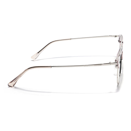 Voyage Light Brown & Silver Wayfarer Eyeglasses for Men & Women - MG5838-C5