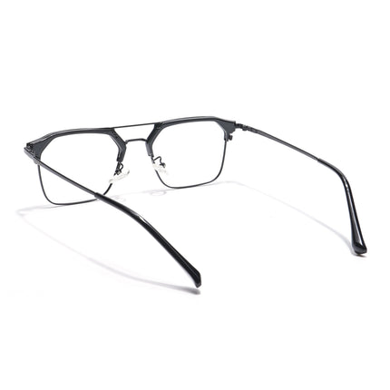 Voyage Black Wayfarer Eyeglasses for Men & Women - MG5834-C1