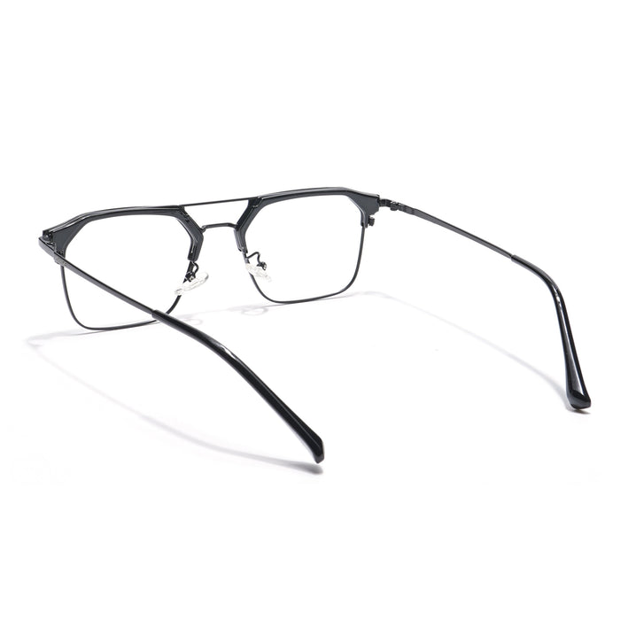 Voyage Black Wayfarer Eyeglasses for Men & Women - MG5834-C1