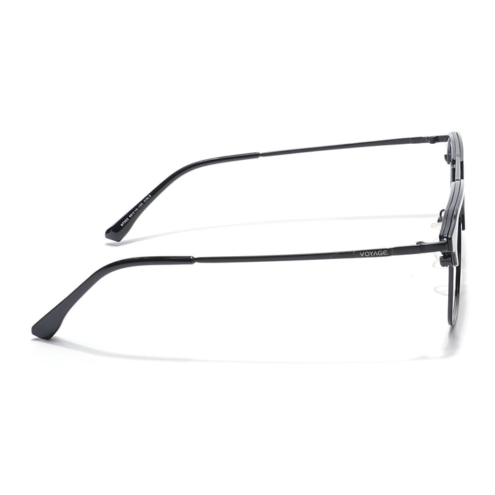 Voyage Black Wayfarer Eyeglasses for Men & Women - MG5834-C1