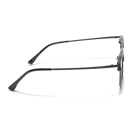 Voyage Black Wayfarer Eyeglasses for Men & Women - MG5834-C1