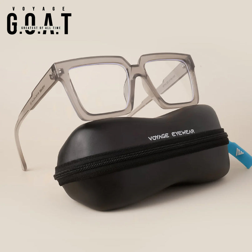 Voyage Grey Wayfarer Eyeglasses - MG3923