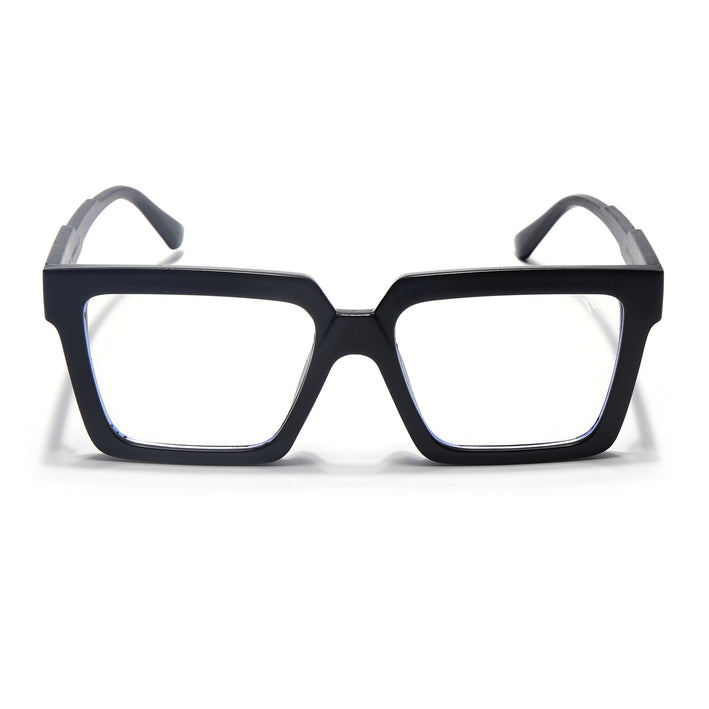 Voyage Verso Matt Black Wayfarer Eyeglasses for Men & Women - MG5165-C3