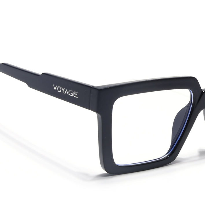 Voyage Verso Matt Black Wayfarer Eyeglasses for Men & Women - MG5165-C3