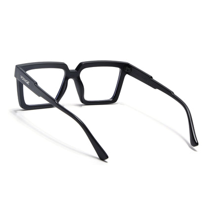 Voyage Verso Matt Black Wayfarer Eyeglasses for Men & Women - MG5165-C3