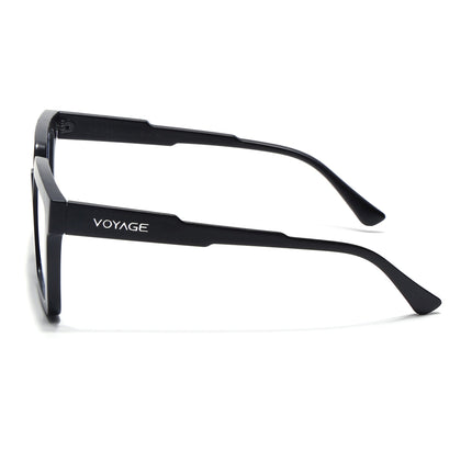 Voyage Verso Matt Black Wayfarer Eyeglasses for Men & Women - MG5165-C3