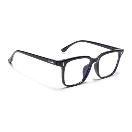 Voyage Air Shine Black Square Eyeglasses for Men & Women - MG4593-C1