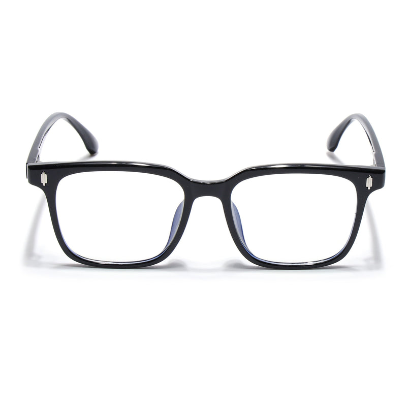 Voyage Air Shine Black Square Eyeglasses for Men & Women - MG4593-C1