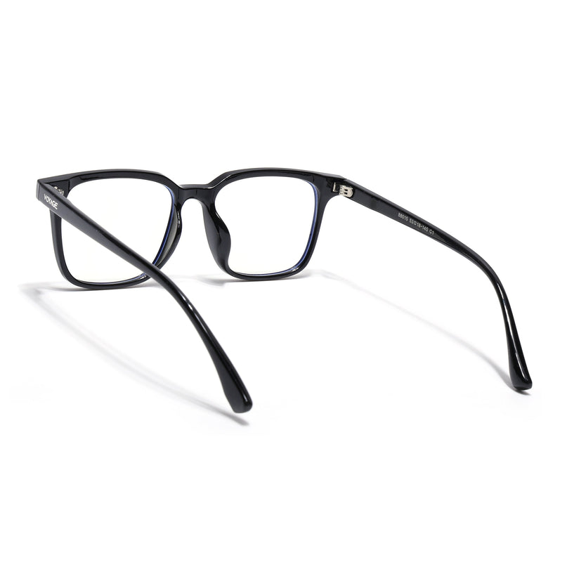 Voyage Air Shine Black Square Eyeglasses for Men & Women - MG4593-C1
