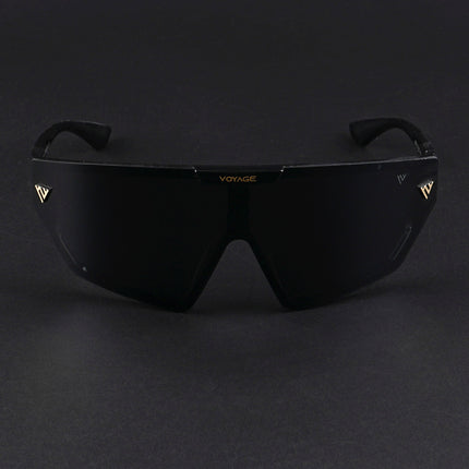 Falcon | Black Wrap Around Polarized Sunglasses | PMG5858