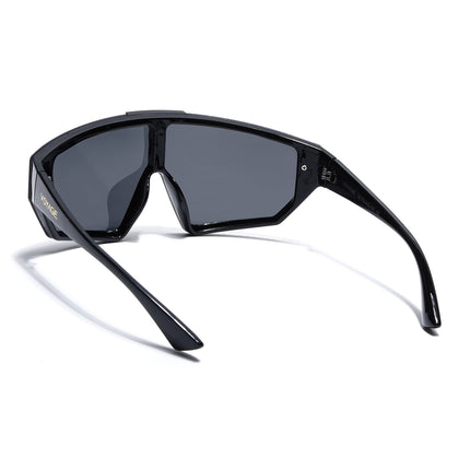 Falcon | Black Wrap Around Polarized Sunglasses | PMG5858
