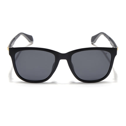 Active Matte Black Wayfarer Polarized Sunglasses - PMG4465