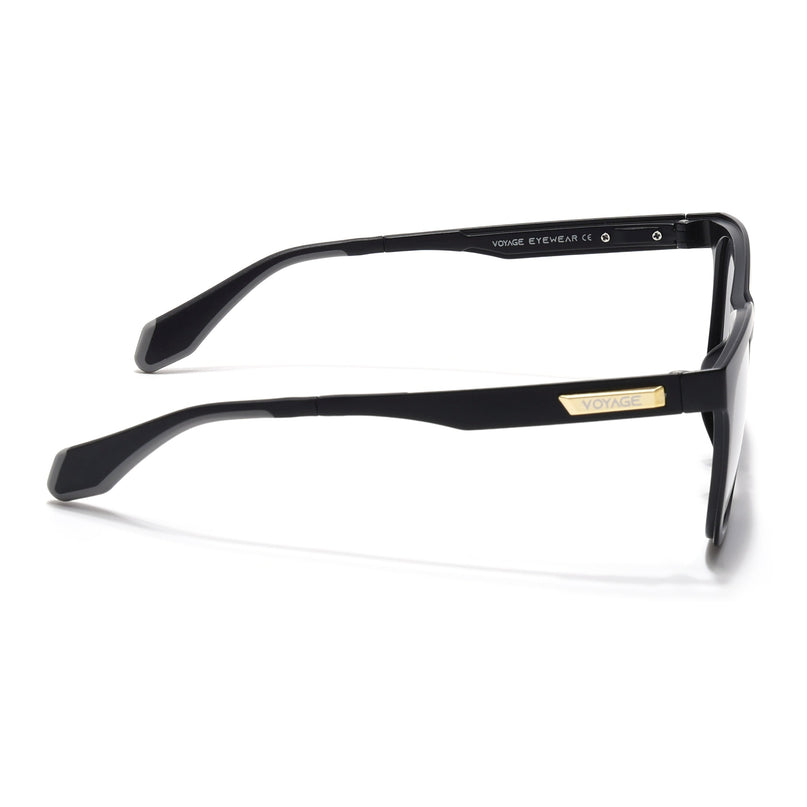 Active Matte Black Wayfarer Polarized Sunglasses - PMG4465