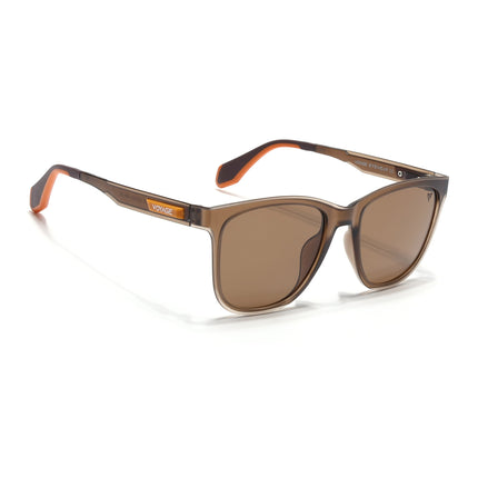 Active Brown Wayfarer Polarized Sunglasses - PMG4466