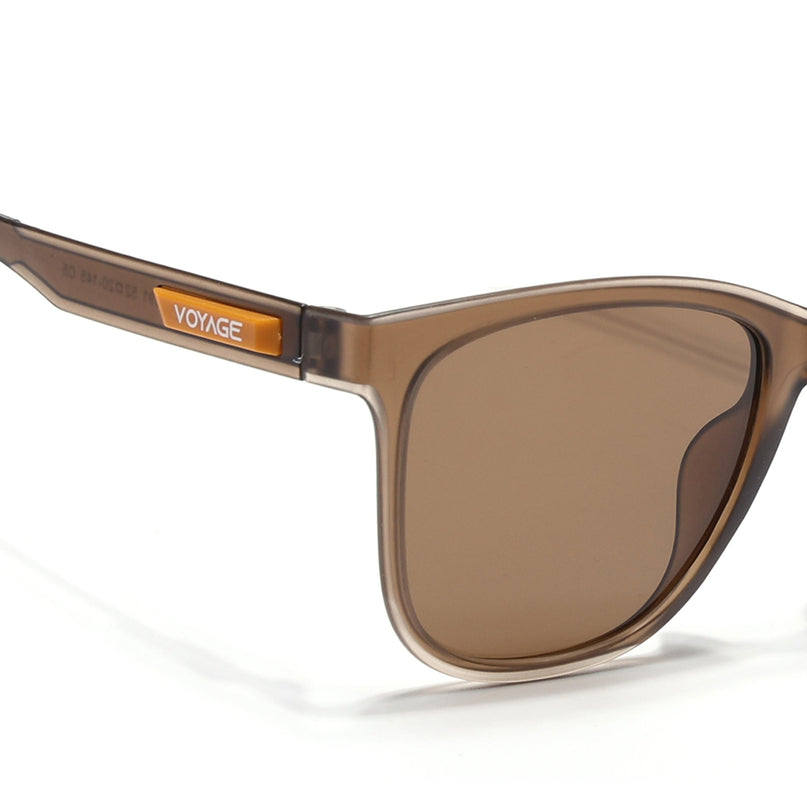 Active Brown Wayfarer Polarized Sunglasses - PMG4466