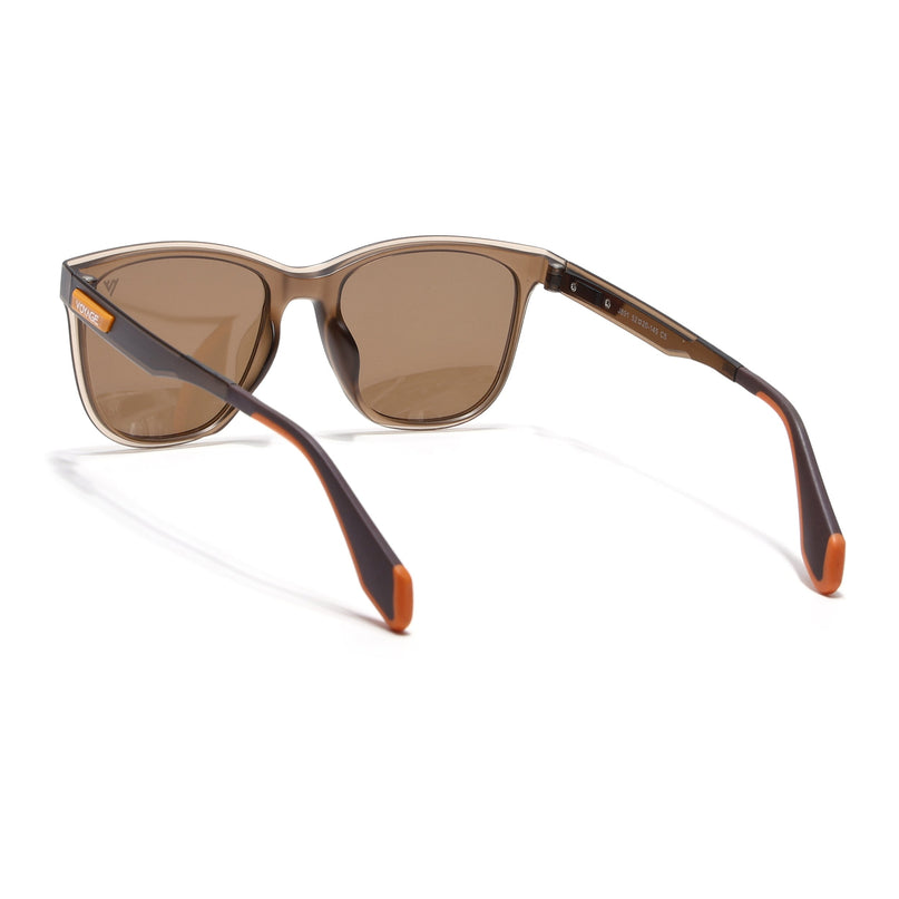 Active Brown Wayfarer Polarized Sunglasses - PMG4466