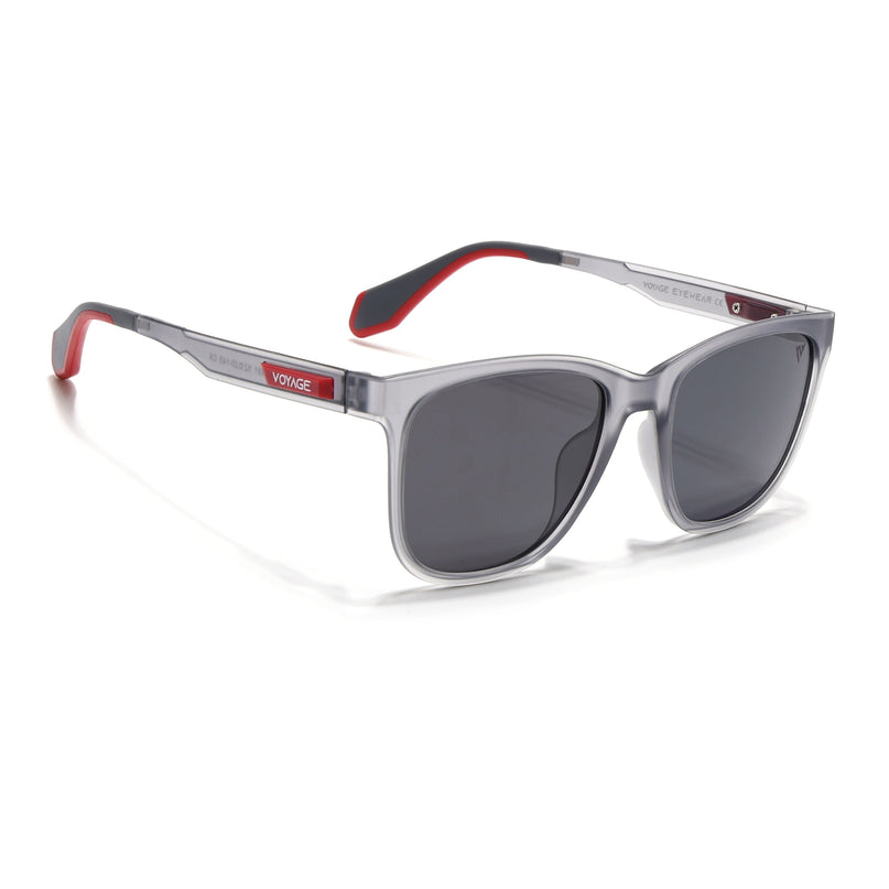 Active Grey Wayfarer Polarized Sunglasses - PMG4467