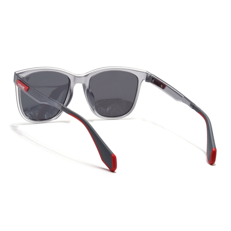 Active Grey Wayfarer Polarized Sunglasses - PMG4467
