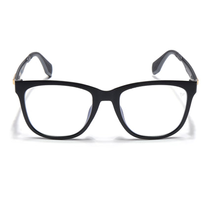 Voyage Exclusive Matt Black Wayfarer Eyeglasses for Men & Women - MG4469-C1