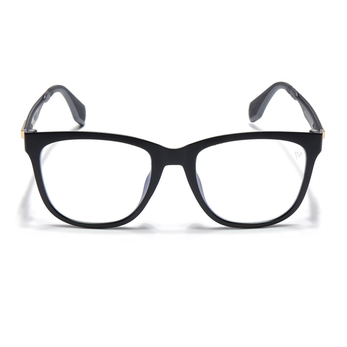 Voyage Exclusive Matt Black Wayfarer Eyeglasses for Men & Women - MG4469-C1