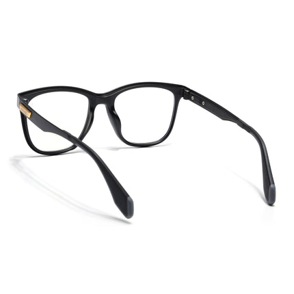 Voyage Exclusive Matt Black Wayfarer Eyeglasses for Men & Women - MG4469-C1