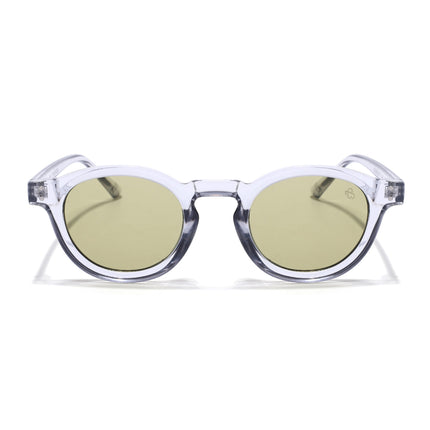 Eyejack Transparent Round Sunglasses for Men & Women (89290CL2191)