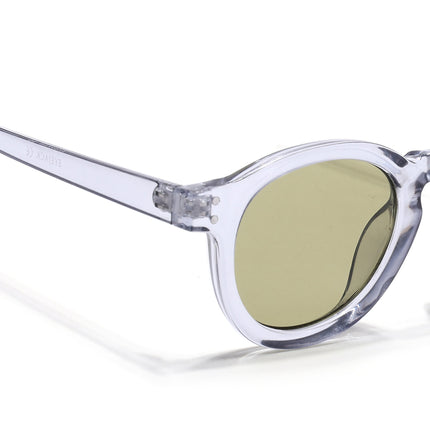Eyejack Transparent Round Sunglasses for Men & Women (89290CL2191)