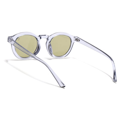 Eyejack Transparent Round Sunglasses for Men & Women (89290CL2191)